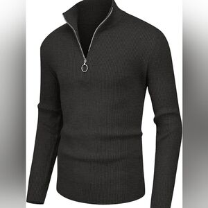 Sail wind knit half zipped pull over